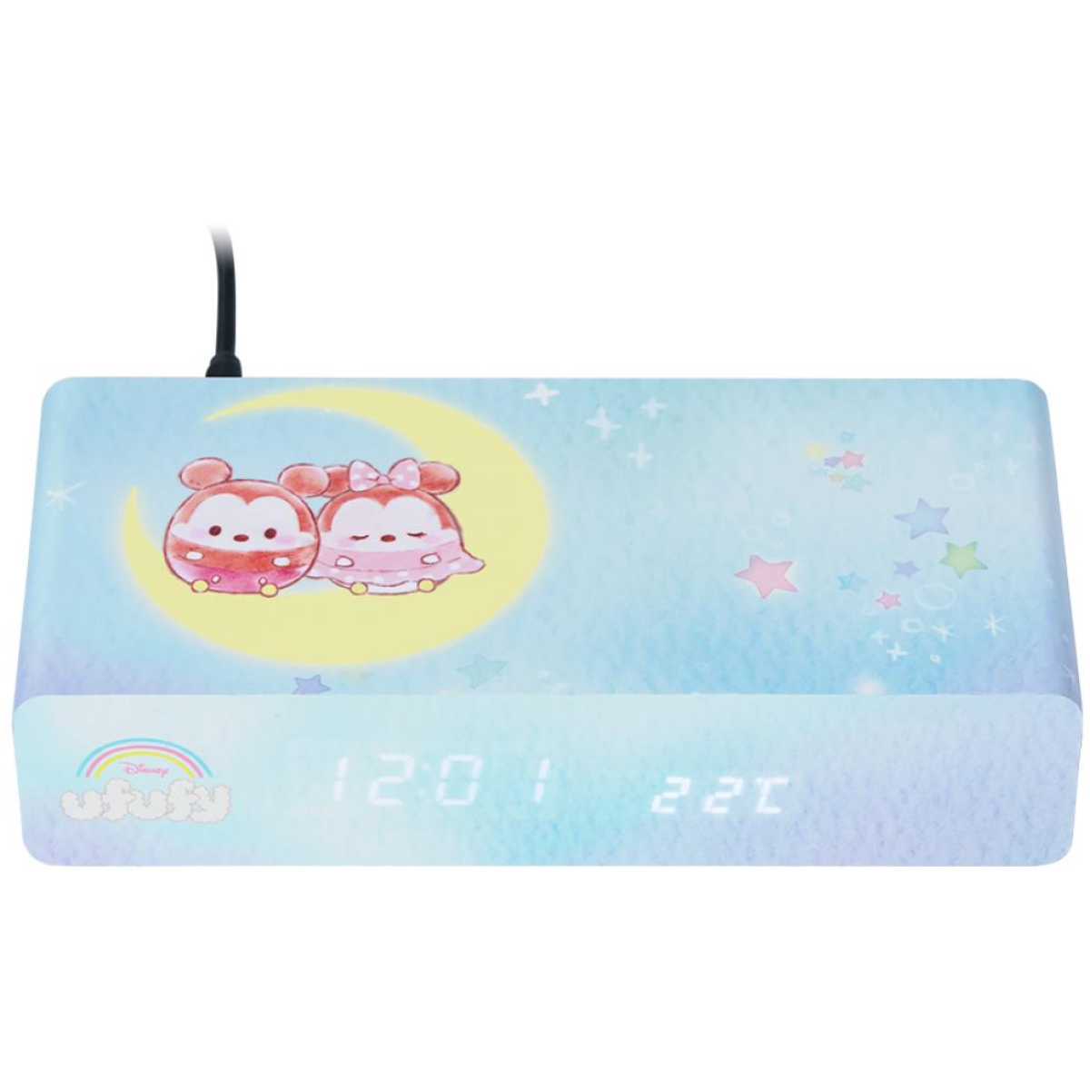 infoThink iWCQ-800 UFUFY 電子鐘無線充電座 (米奇米妮)